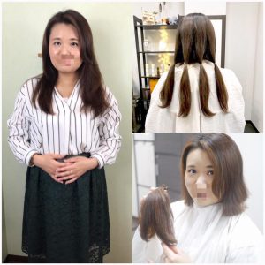 投稿についてもっと詳しく Long to Short J58　30代OL　こんなに短くするのは小学生ぶり。　【動画】