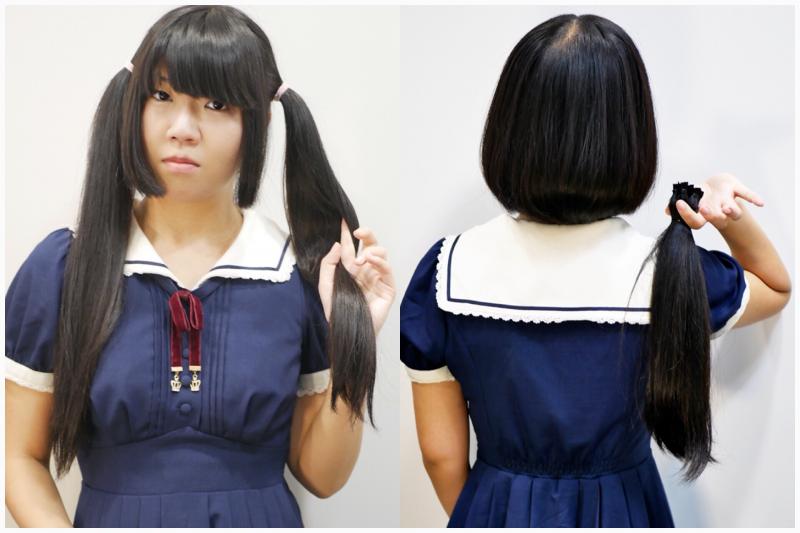 あなたが現在見ているのは Long to Short J75　美しい黒髪をヘアドネーションの為にバッサリ断髪しました。　【動画】