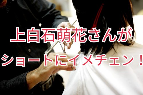 あなたが現在見ているのは 上白石萌歌さんがショートカットにイメチェン！