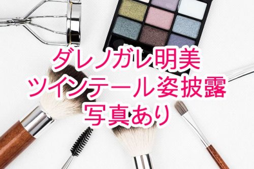 あなたが現在見ているのは ダレノガレ明美がツインテール姿をtwitterにて披露！写真あり