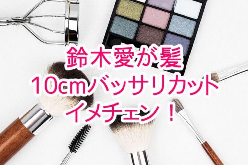 あなたが現在見ているのは 鈴木愛が髪を10cmバッサリカットしイメチェン！
