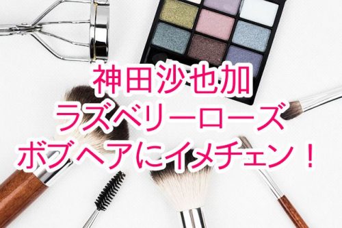 あなたが現在見ているのは 神田沙也加がラズベリーローズのボブヘアにイメチェン！似合いすぎの声！？