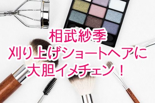 あなたが現在見ているのは 相武紗季が刈り上げショートヘアに大胆イメチェン！刈り上げっぷりに驚いた！