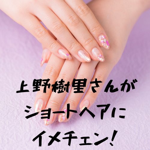あなたが現在見ているのは 上野樹里さんがショートヘアにイメチェン！